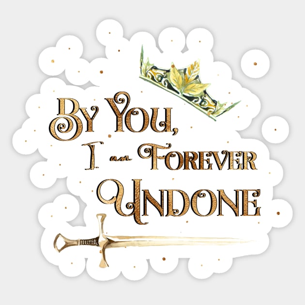 Cruel Prince- Forever Undone Sticker by SSSHAKED